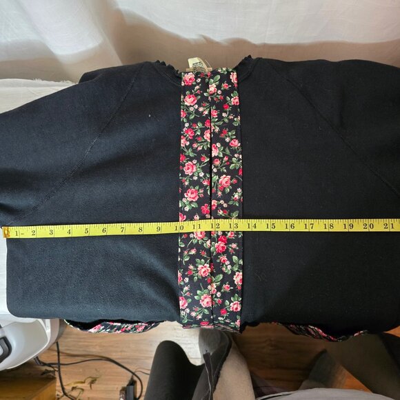 Bassett & Walker Black & Floral cardigan XL - Picture 3 of 5